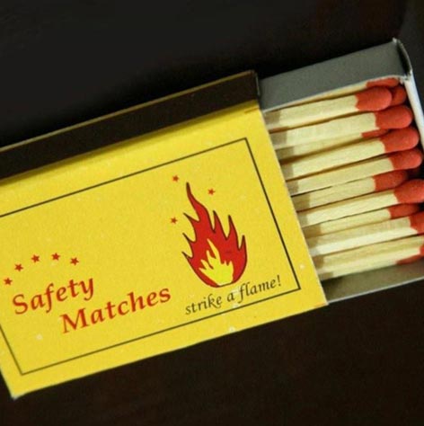 Match Safe with Pocket Matches