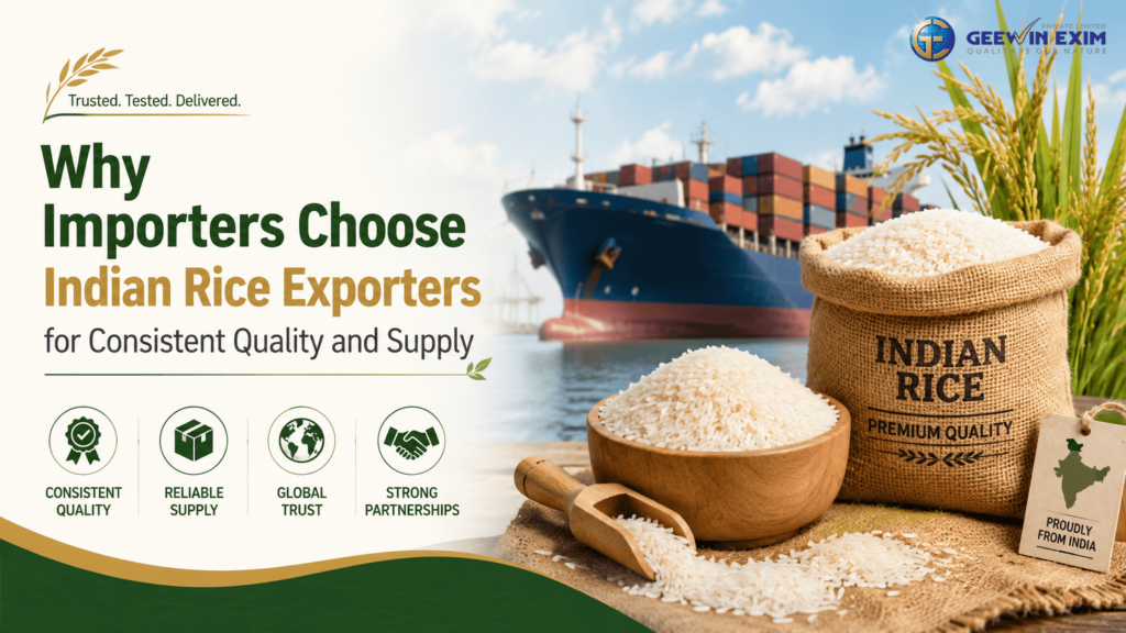 Why Importers Choose Rice Exporters in India for Consistent Quality and Supply